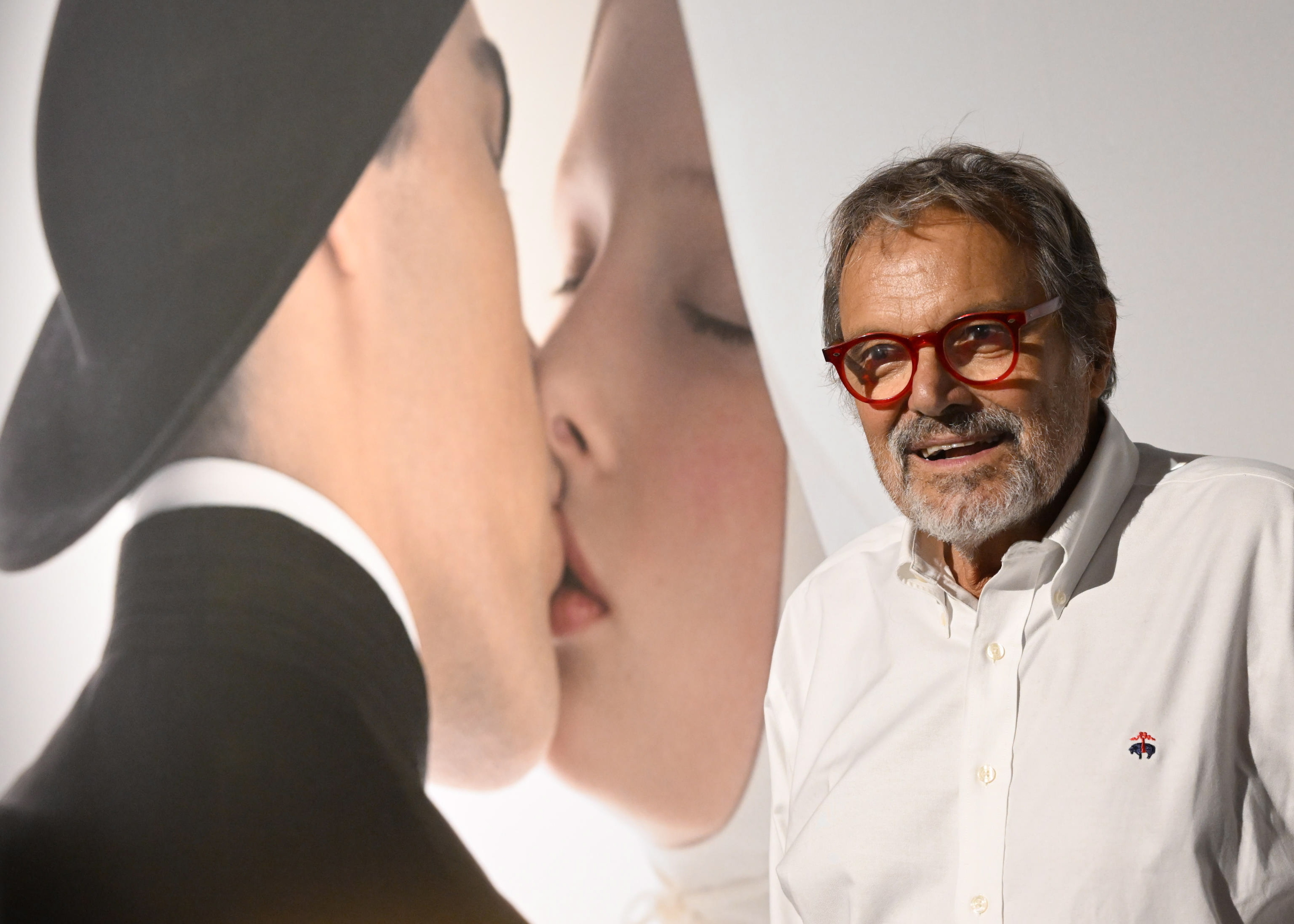 Oliviero Toscani argazkilaria, Milanen, 2022an. DANIEL DAL ZENNARO