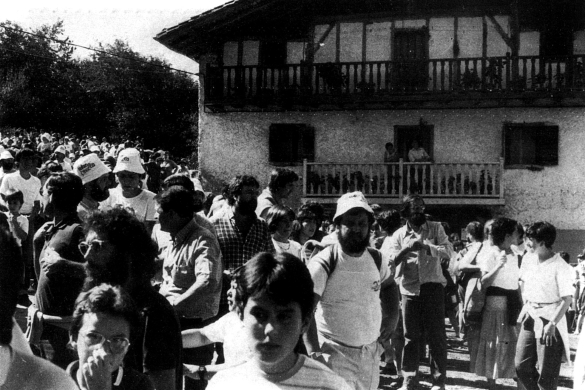 Nafarroa Oinez besta, Beran, 1983. urtean. TTIPI-TTAPA