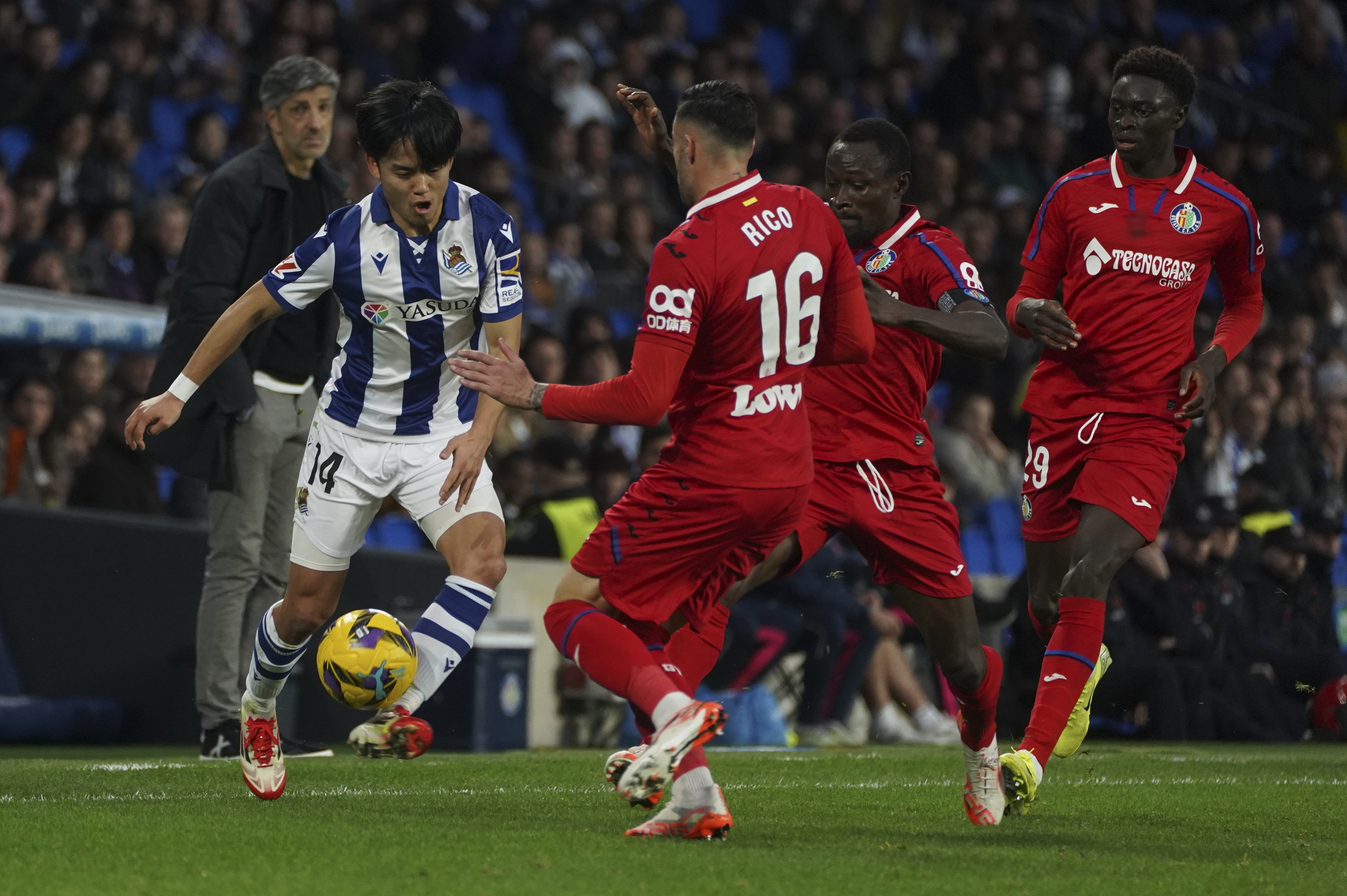 Take Kubo, Anoetako gaurko partidan, Getaferen aurka. JON URBE / FOKU