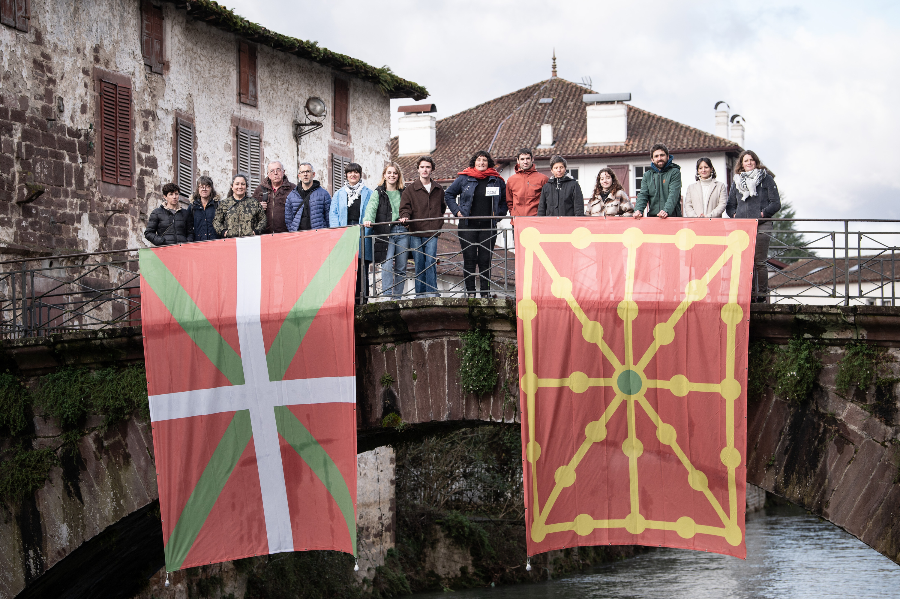 Ipar Euskal Herriko Mugimendu Abertzalearen agerraldia, Donibane Garazin. PATXI BELTZAIZ