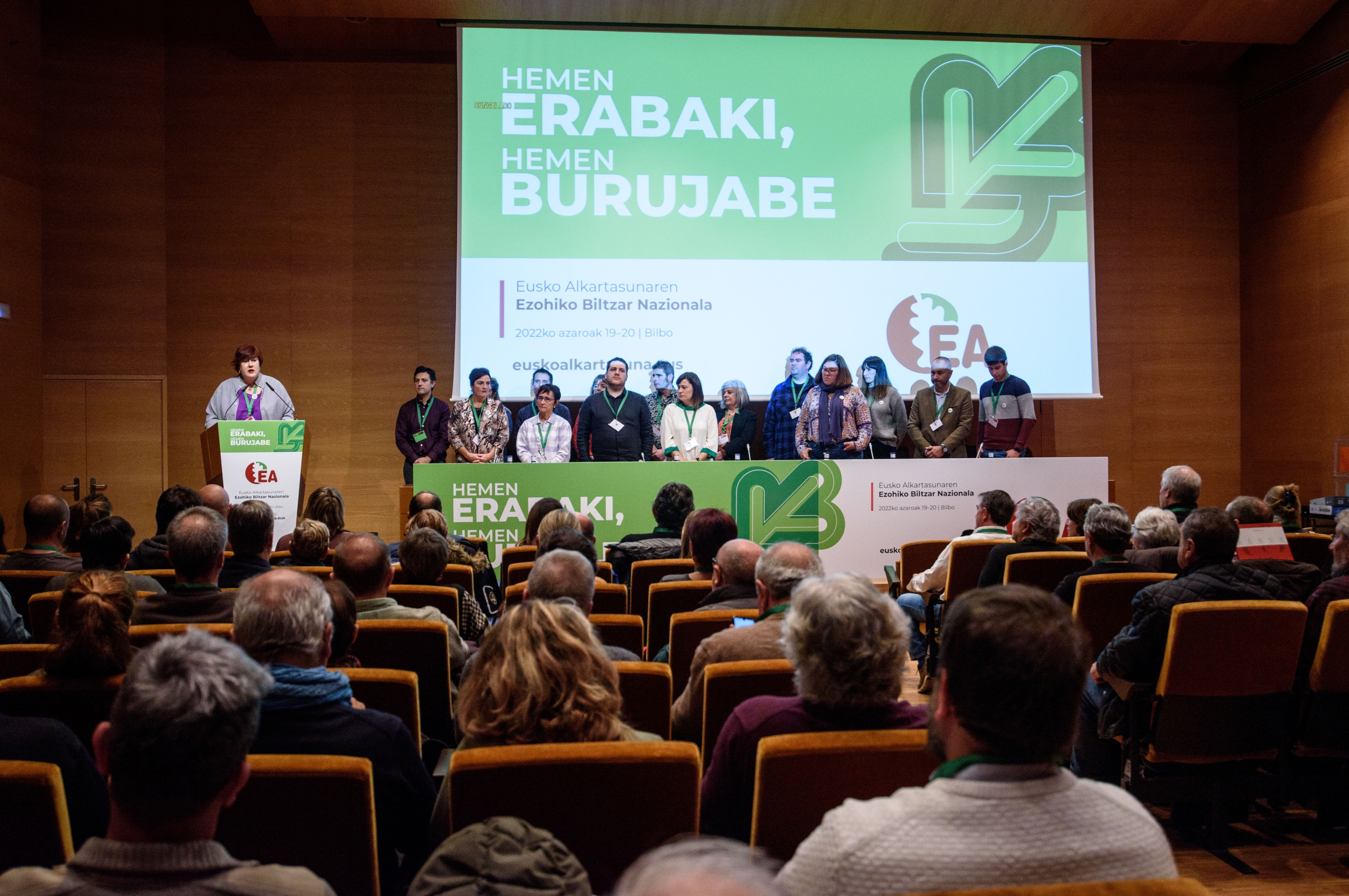 EAk 2022ko azaroan egindako kongresua. JAVIER ZORRILLA / EFE