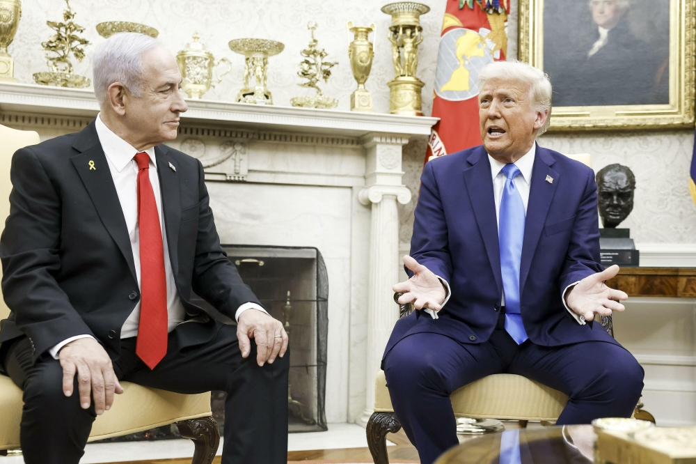 (ID_14650504) USA WASHINGTON TRUMP NETANYAHU