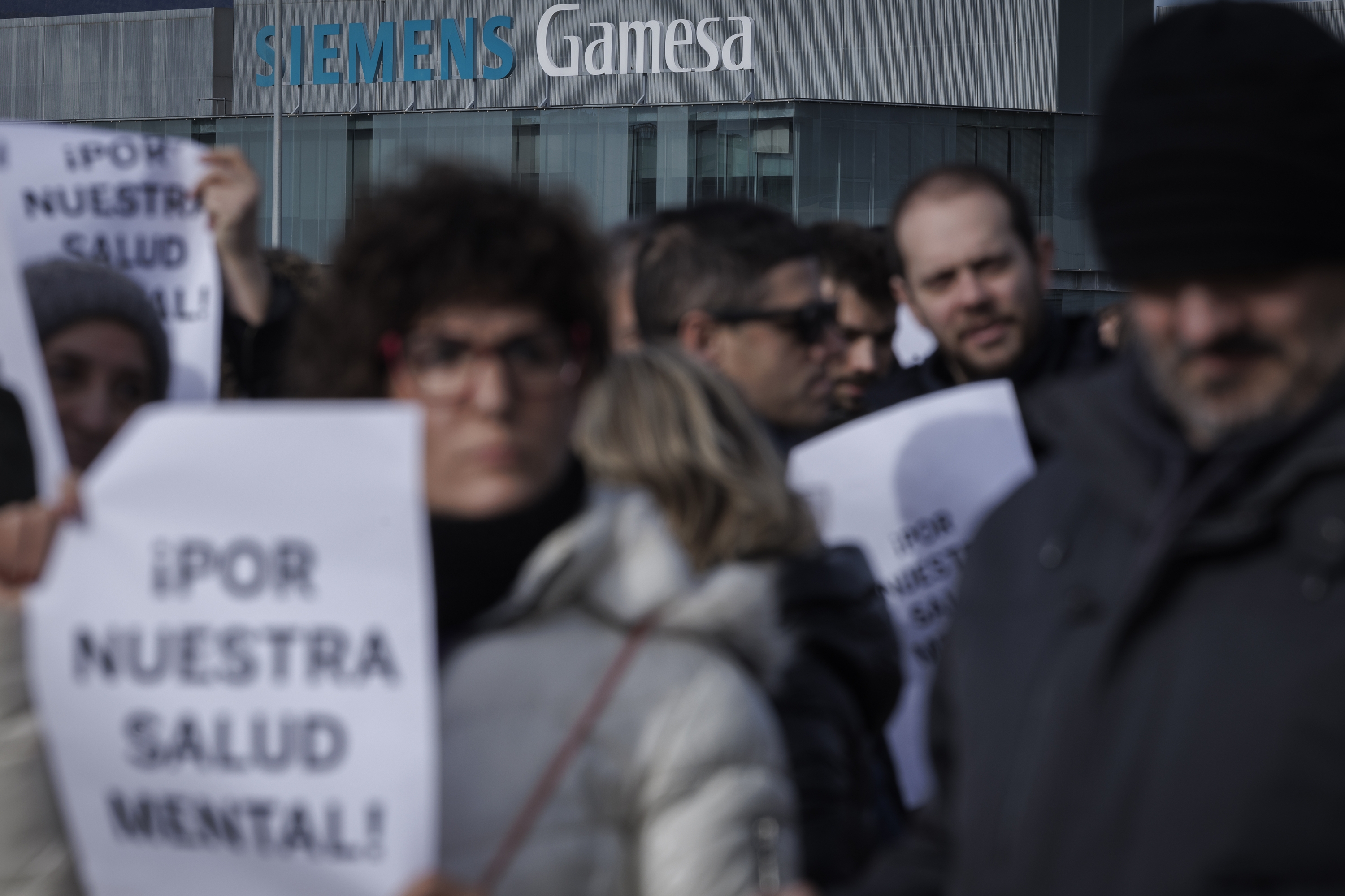 Siemens Gamesako langileen protesta, urtarrilean. VILLAR LOPEZ / EFE