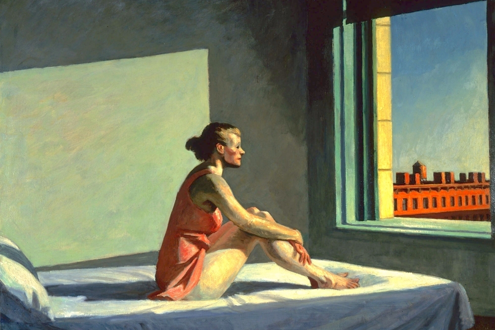 Edward Hopperren 'Morning Sun' margolana. EDWARD HOPPER