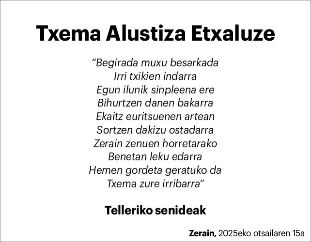 Txema Alustiza Etxaluze 2x2