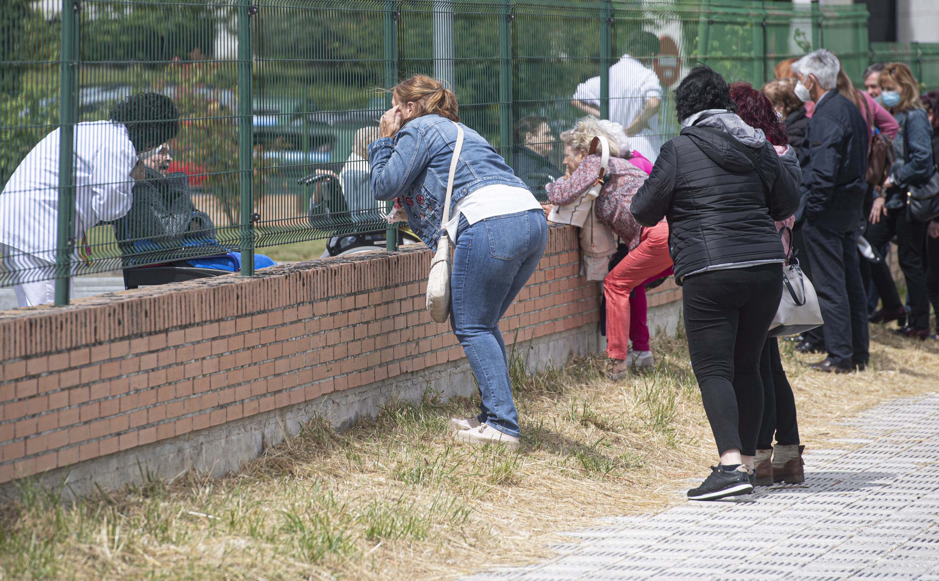 Nafarroako zahar etxe bat, pandemia garaian. JAGOBA MANTEROLA / FOKU