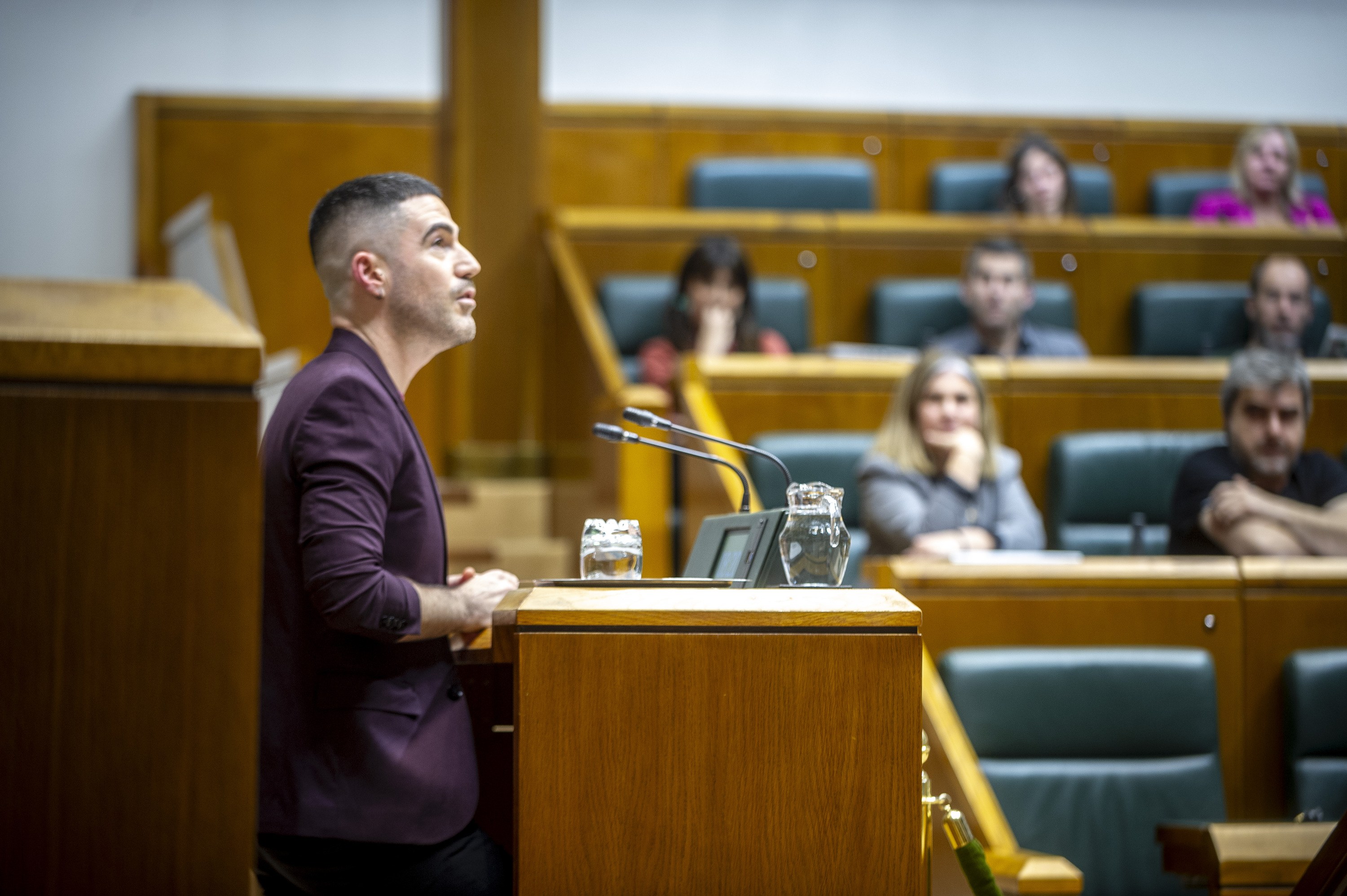 Ikoitz Arrese Eusko Legebiltzarrean, artxiboko irudi batean. JAIZKI FONTANEDA / FOKU