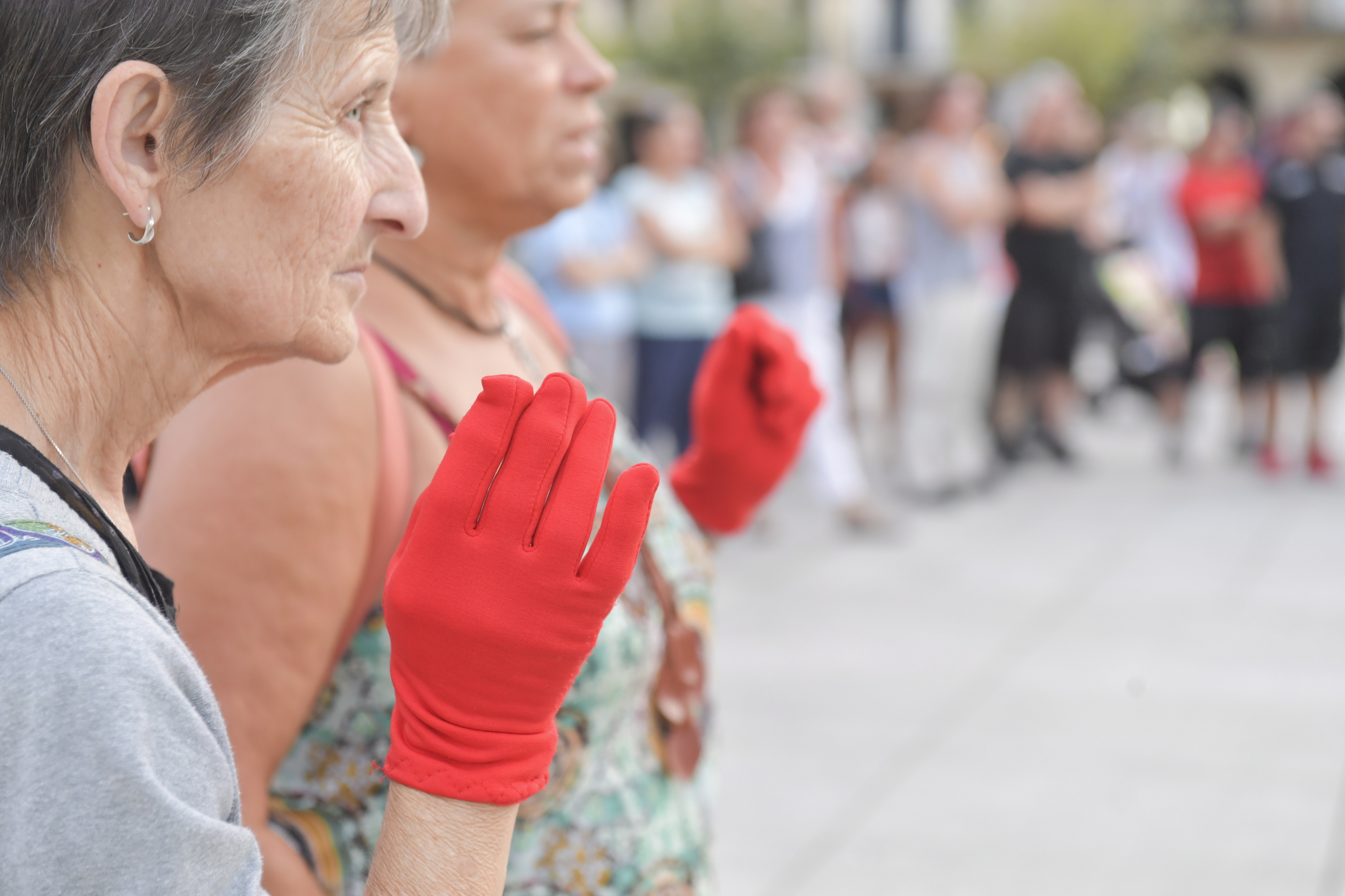 Indarkeria matxistaren aurkako protesta bat Astelehen Lilak elkarteak antolatuta, artxiboko irudi batean. IDOIA ZABALETA / FOKU