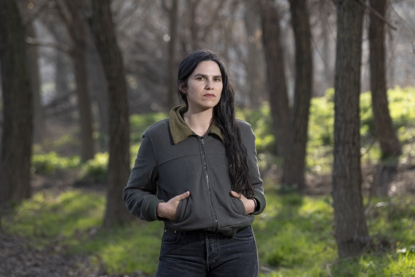 Maddi Barber zinemagilea, Aranzadi parkean. IÑIGO URIZ / FOKU