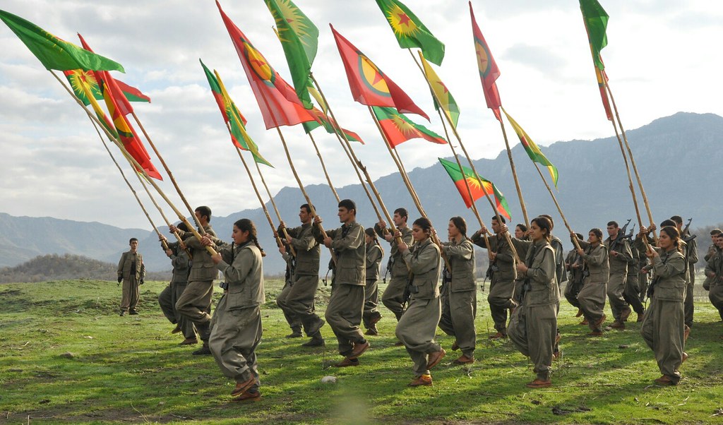 PKK-ko milizianoak, artxiboko irudi batean. BERRIA