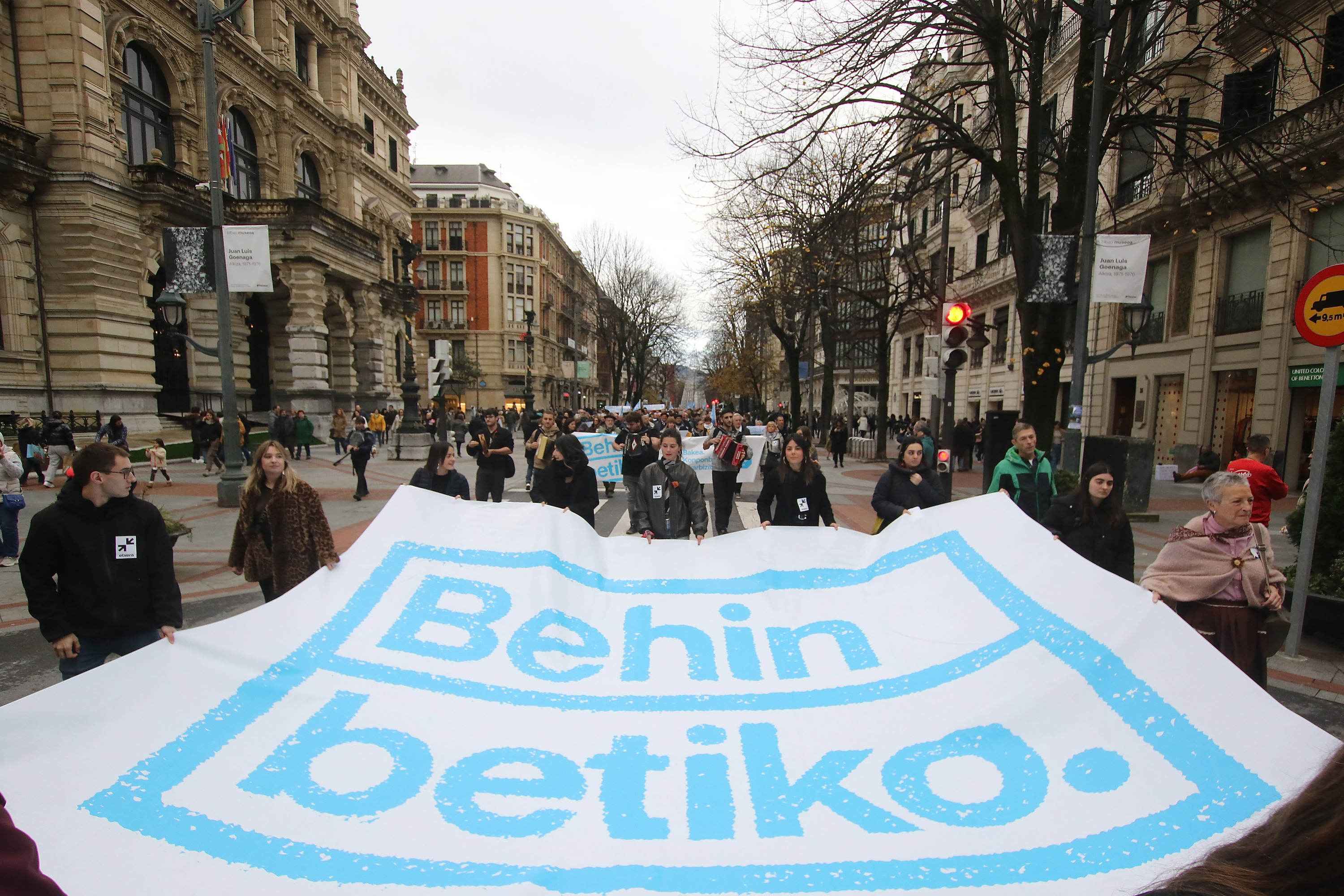 Sare Herritarrak antolatutako mobilizazio bat, abenduan. OSKAR MATXIN EDESA / FOKU