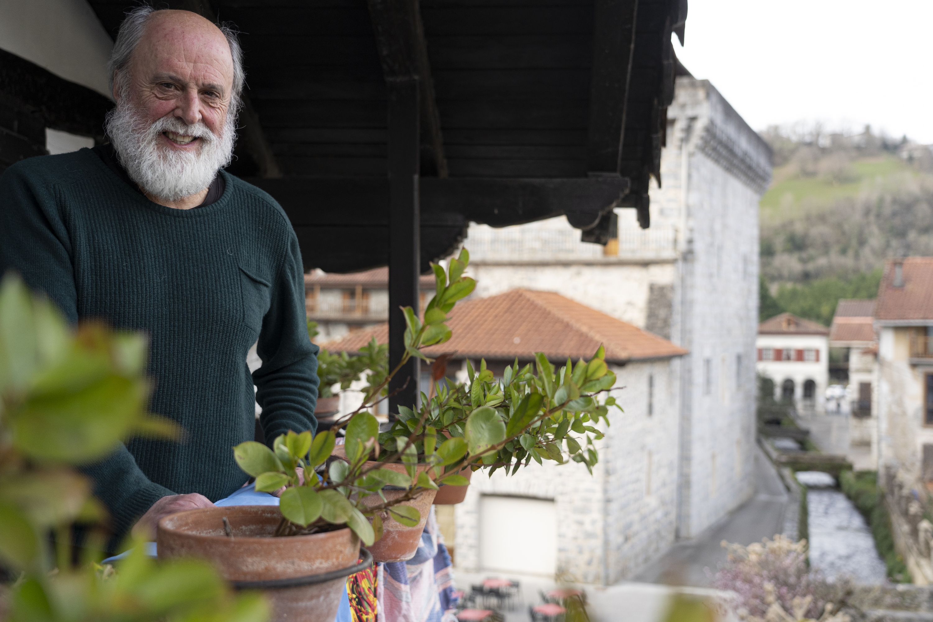 Emilio Txoperena 'Txoltxan', joan den astean, Lesakan. JAGOBA MANTEROLA / FOKU