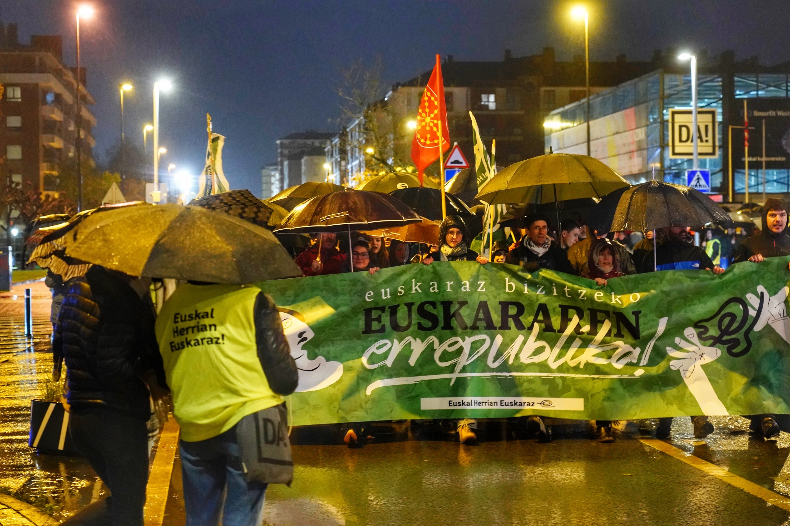 EHEk abenduan Durangon egin zuen manifestazioa. MARISOL RAMIREZ / FOKU