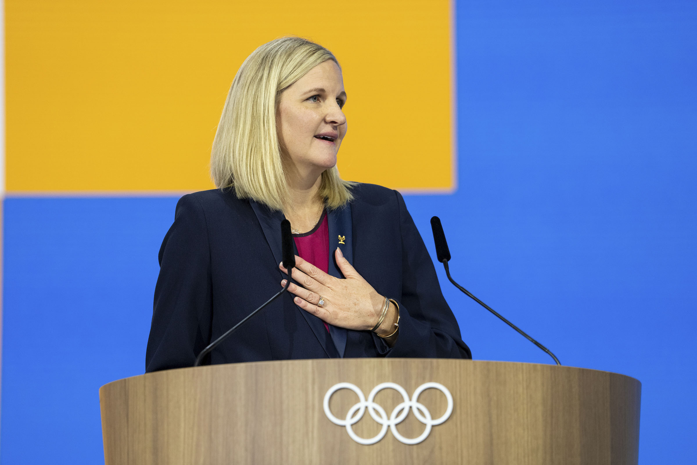  Kirsty Coventry Nazioarteko Olinpiar Batzordeko presidente berria. GREG MARTIN / EFE