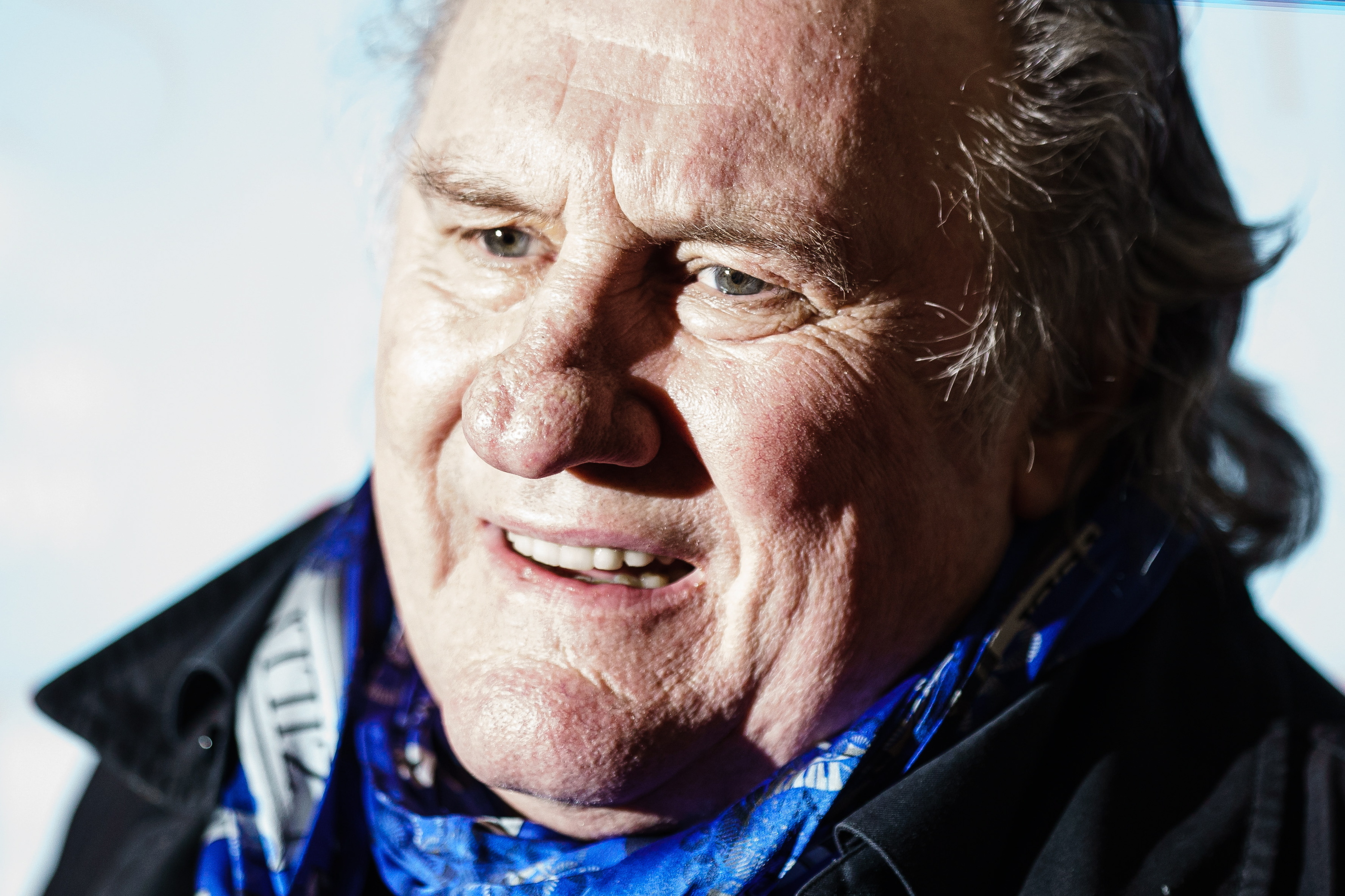 Gerard Depardieu aktorea, Berlinen, 2023an. CLEMENS BILAN / EFE