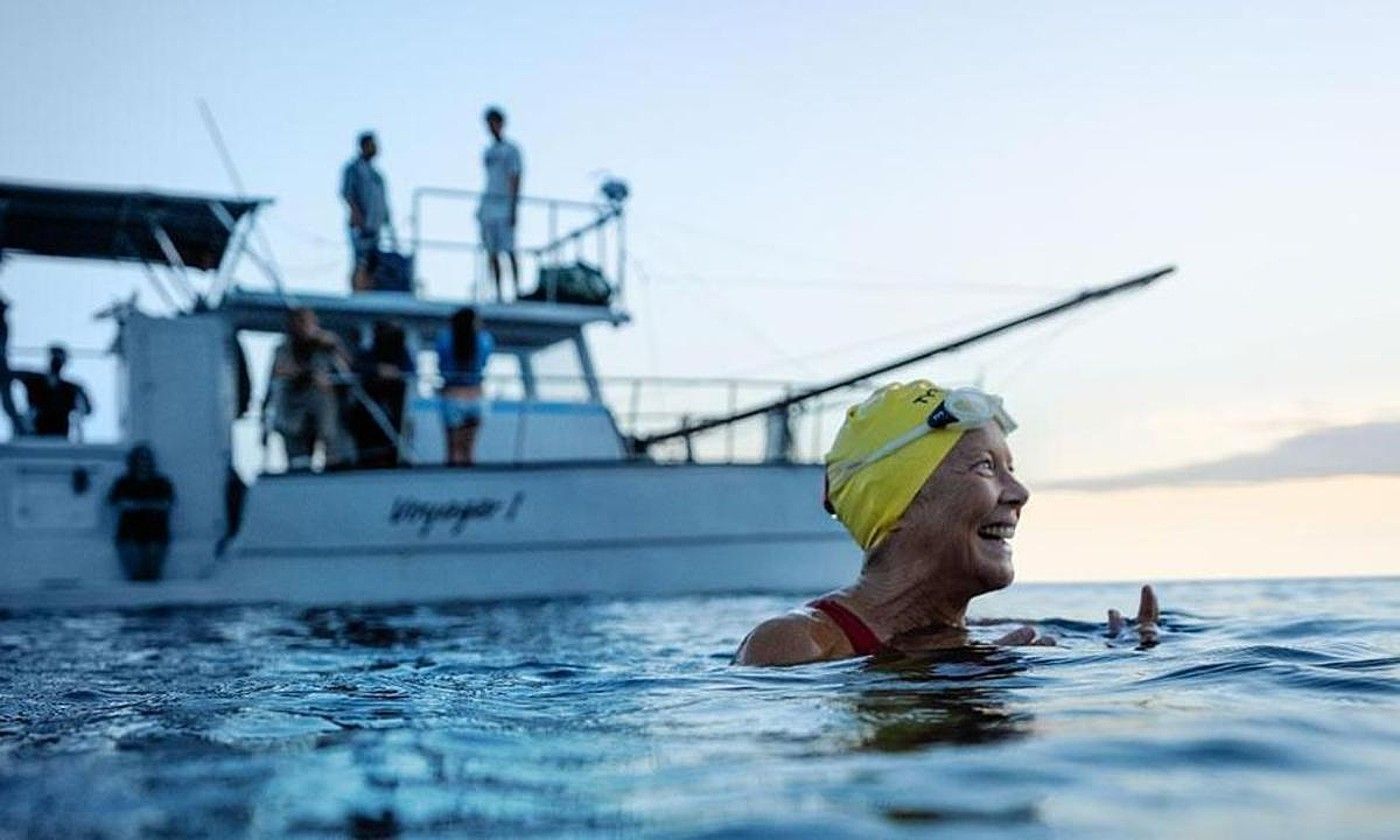 Diana Nyaden istorioa kontatzen du Nyad filmak. BERRIA.