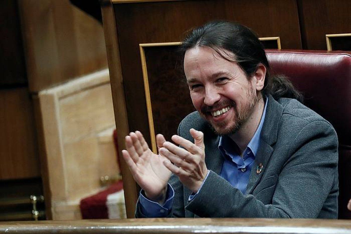 Pablo Iglesias, asteartean, Espainiako Kongresuan. MARISCAL, EFE