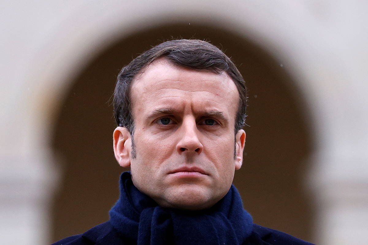 Emmanuel Macron Frantziako presidentea, artxiboko irudi batean. EFE