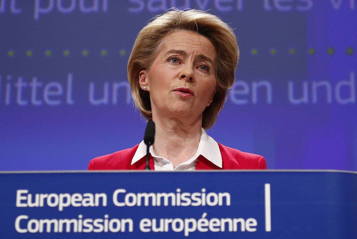 Ursula Von der Leyen, Europako Batzordeko presidentea. FRANCOIS LENOIR, EFE