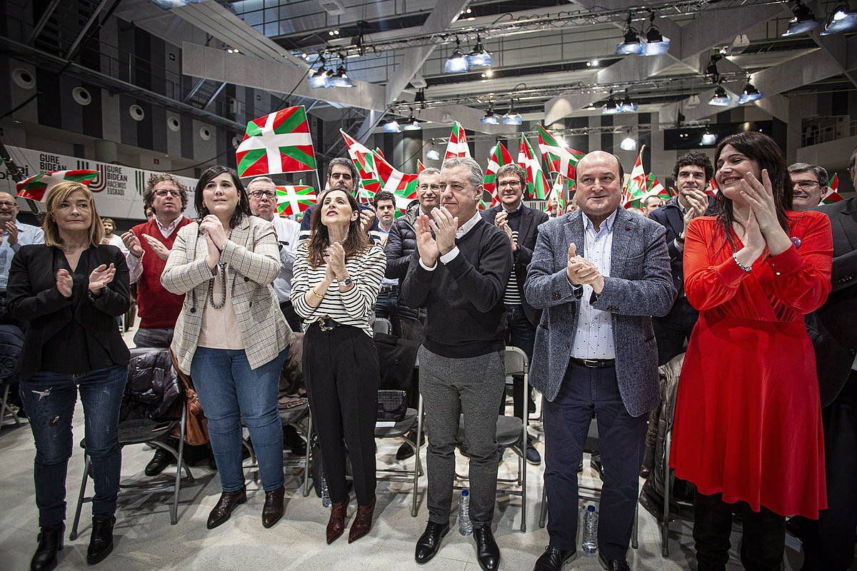 EAJren agerraldi bat, artxiboko irudian. ENDIKA PORTILLO, FOKU