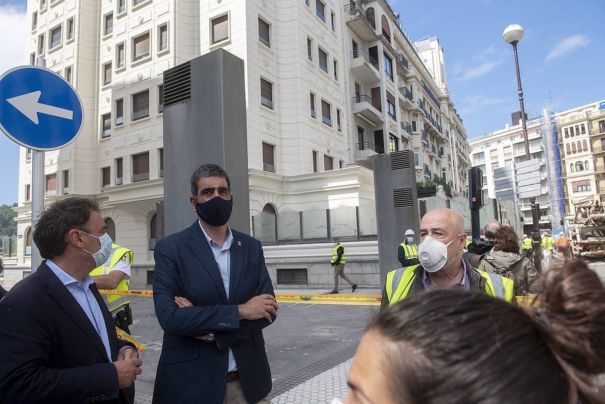 Eneko Goia alkatea, joan den ostiralean. GORKA RUBIO / FOKU