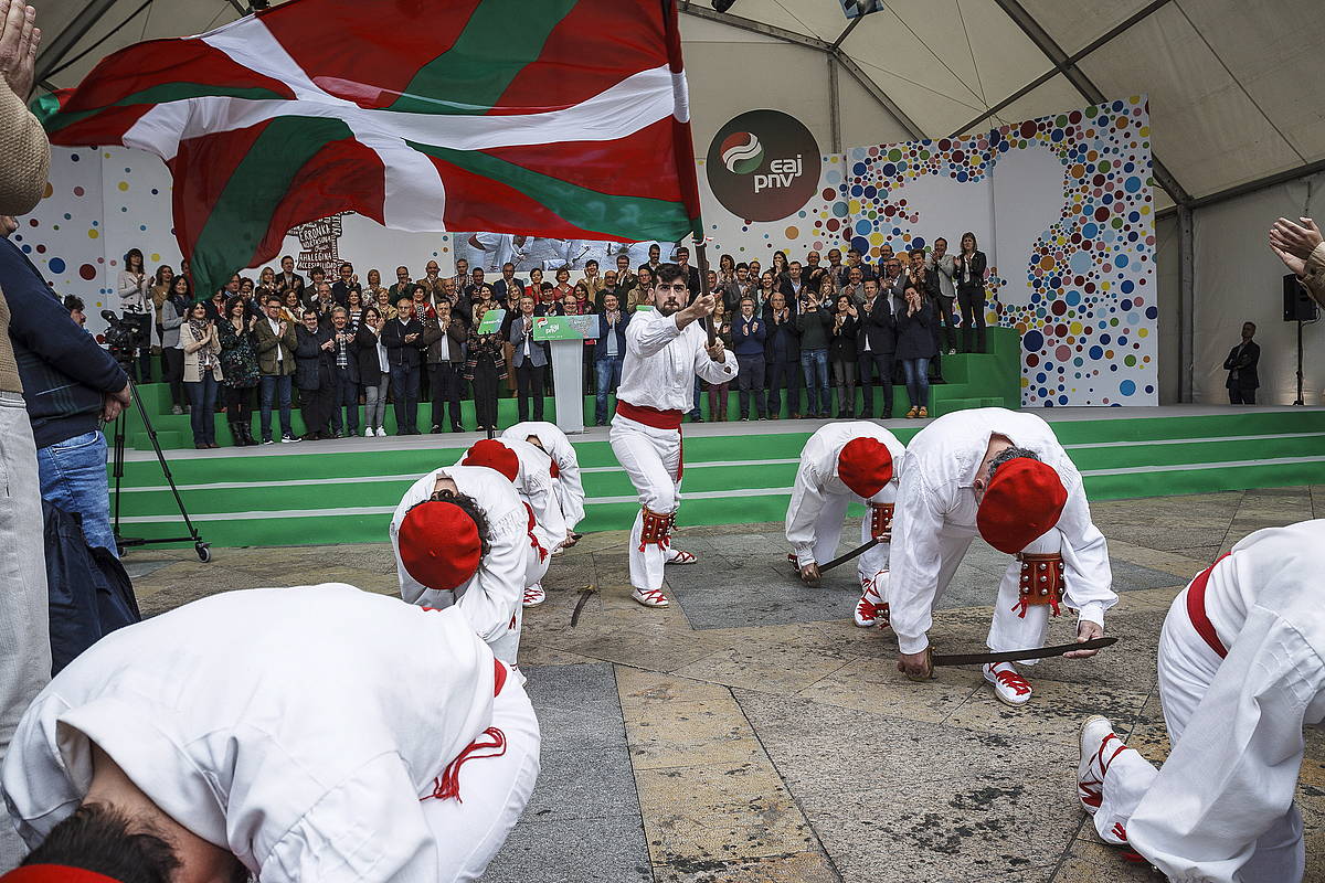 EAJren 2019ko Aberri Egunaren ospakizunak, Bilbon. ARITZ LOIOLA / FOKU