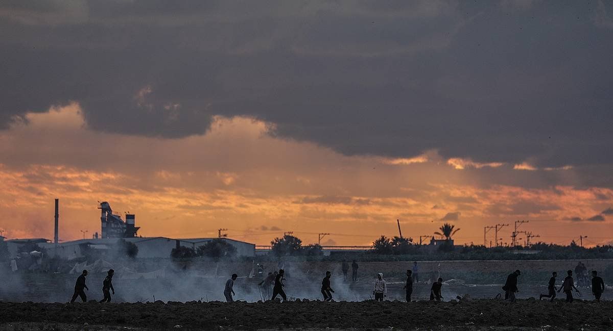 Gaza eta Israelen arteko muga. EFE