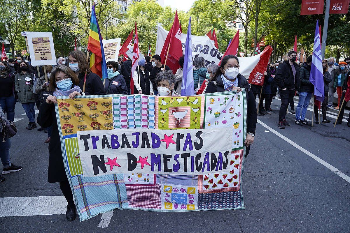 LABen Bilboko manifestazioa. ARITZ LOIOLA, FOKU