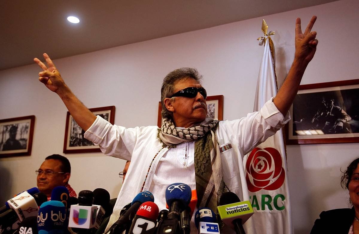 Jesus Santrich, 2019ko maiatzean. MAURICIO DUEÑAS CASTAÑEDA / EFE