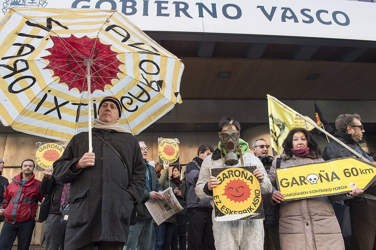 Ekologistan Martxan taldearen protesta bat, artxiboko irudian. MONIKA DEL VALE / FOKU